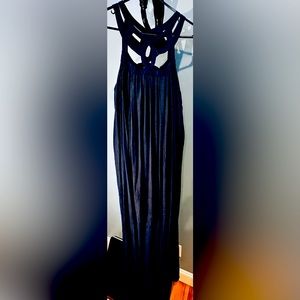 Women’s Large Wishlist Navy Blue sleeveless Maxi